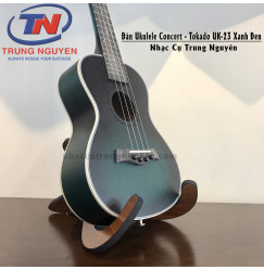 Đàn Ukulele Concert - Tokado UK-23 Xanh Đen Đàn Ukulele Concert - Tokado UK-23 Xanh Đen