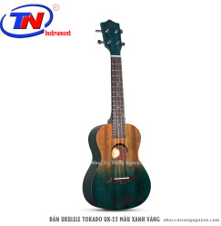 ĐÀN UKULELE TOKADO UK-23 MÀU XANH VÀNG ĐÀN UKULELE TOKADO UK-23 MÀU XANH VÀNG